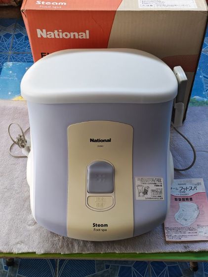ของดีมาแล้ว  เครื่องนวดสปาเท้าด้วยไอน้ำ Panasonic แบรนด์แรกของโลก ซึ่งจะมีอุณหภูมิสูงกว่าน้ำธรรมดาและปลอดภัยจากไฟฟ้ารั่ว รูปที่ 5