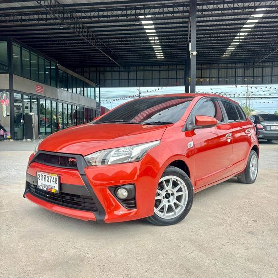 Toyota Yaris 2014 1.2 J Sedan เบนซิน ไม่ติดแก๊ส เกียร์อัตโนมัติ ส้ม