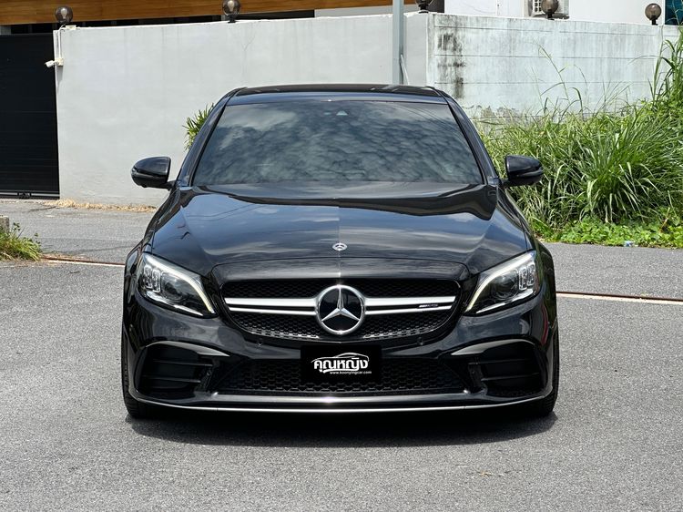Mercedes-Benz C-Class 2019 C43 Sedan เบนซิน ไม่ติดแก๊ส เกียร์อัตโนมัติ ดำ รูปที่ 3