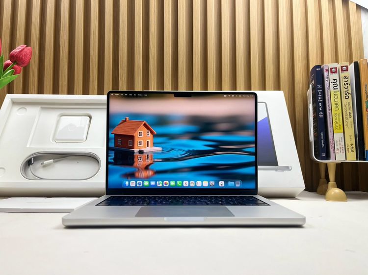 Apple Mackbook Pro 14 Inch แมค โอเอส 16 กิกะไบต์ อื่นๆ ไม่ใช่ MacBook Pro 14-inch M1 Pro 2021 Ram16GB SSD 512 GB Silver 