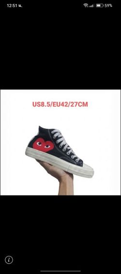 💢Converse All Star70 Hi PLAY ไซส์42 สภาพ 8/10