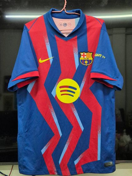 Nike FC Barcelona 2025 26 Stadium Fourth เสื้อแท้ ไซซ์ L พร้อมป้ายและใบเสร็จ รูปที่ 16