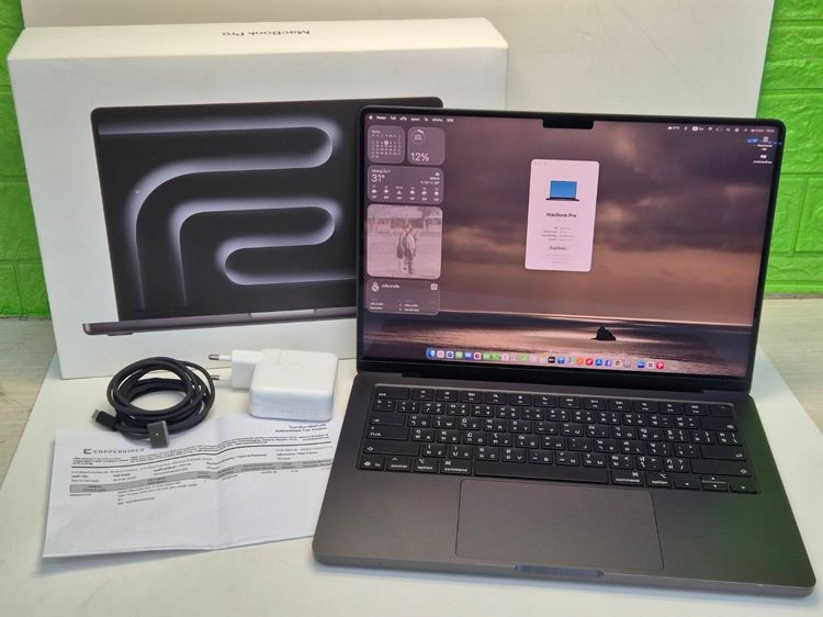Apple Mackbook Pro 14 Inch แมค โอเอส อื่นๆ อื่นๆ ใช่ MacBook Pro 14 นิ้ว ชิป M5 RAM 16GB SSD 512GB แบต 100 ประกันศูนย์ถึง 25 ก.พ. 2570 ครบกล่อง