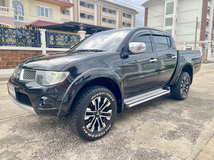 Mitsubishi Triton 2013 2.5 GL VG Turbo 4WD Pickup ดีเซล ไม่ติดแก๊ส เกียร์ธรรมดา ดำ