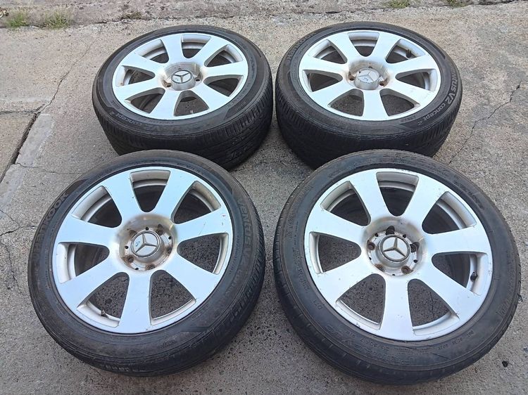 17" ล้อBenzแท้ 17นิ้ว  S-Class W221 เป็นล้อForgedแท้ น้ำหนักเบามาก Part No. 221 401 02 02 ขนาด 8J x 17H2   ET43   5รู 112mm Made in Germany 