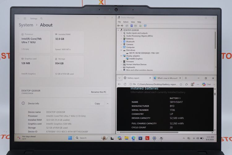 LENOVO ThinkPad T14 Gen 5 Core Ultra 7 165U Ram32.1TB รูปที่ 2