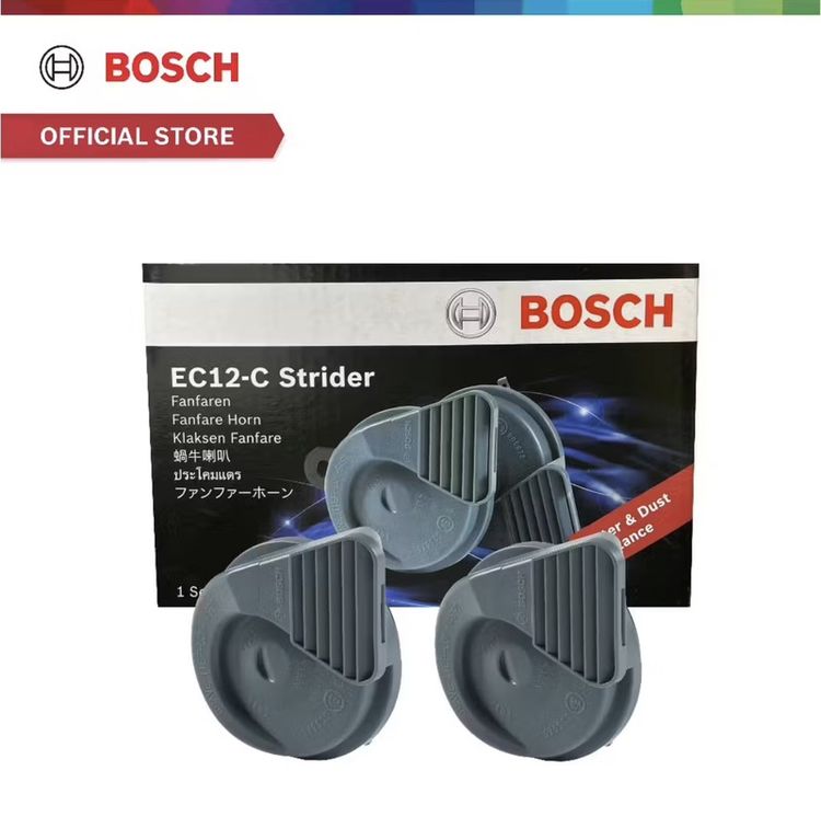 แตร Bosch แท้ (ของใหม่) ปลั๊กตรงรุ่น พร้อมชุดสายไฟ รูปที่ 2