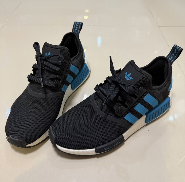 adidas NMD_R1 (Core Black / Blue)👟 ไซส์ (Size): US 8.5 / UK 8 / FR 42 / JP 265 / CHN 260 (ความยาว 26.5 cm) รูปที่ 5