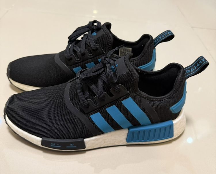 adidas NMD_R1 (Core Black / Blue)👟 ไซส์ (Size): US 8.5 / UK 8 / FR 42 / JP 265 / CHN 260 (ความยาว 26.5 cm) รูปที่ 2