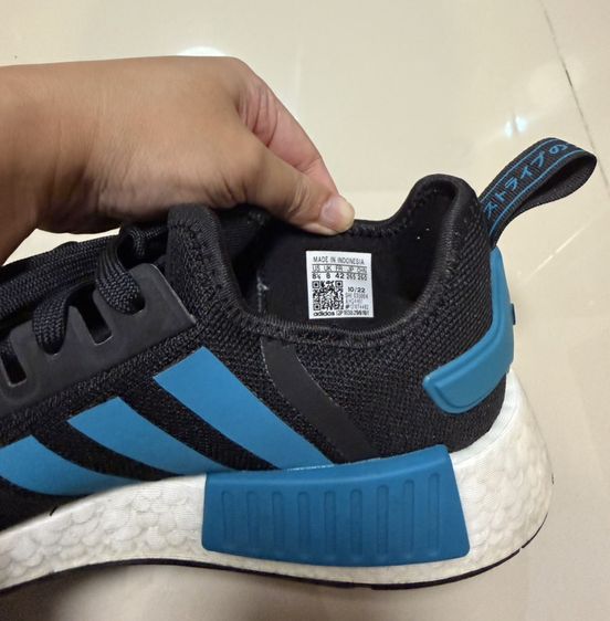 adidas NMD_R1 (Core Black / Blue)👟 ไซส์ (Size): US 8.5 / UK 8 / FR 42 / JP 265 / CHN 260 (ความยาว 26.5 cm) รูปที่ 3