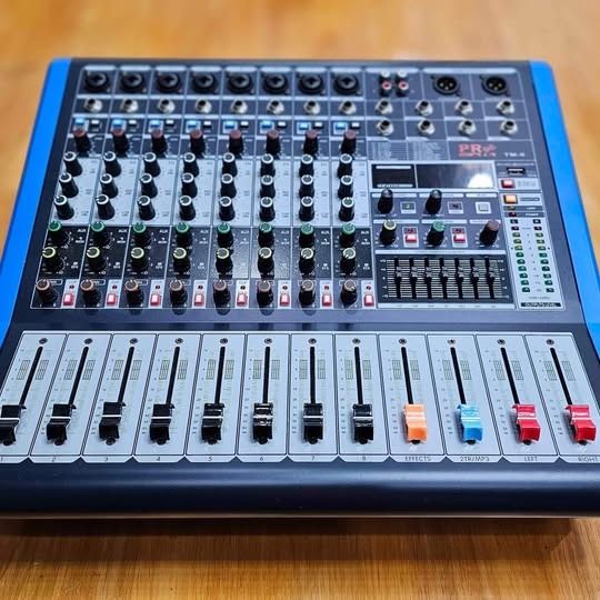 ชุดเครื่องเสียง PROPLUS TM8 Power Mixer + ลําโพง 15 นิ้ว PN Sound Professional 2 ใบ พร้อมใช้งาน