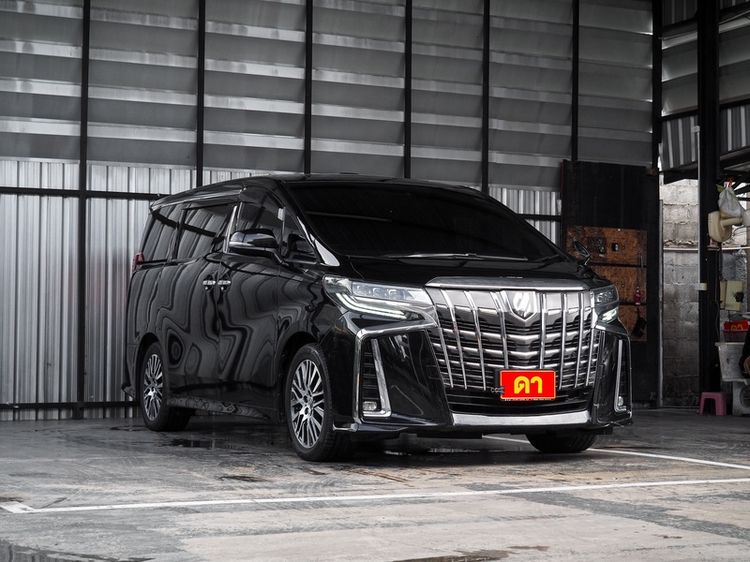 Toyota Alphard 2016 2.5 S C-Package Utility-car เบนซิน ไม่ติดแก๊ส เกียร์อัตโนมัติ ดำ