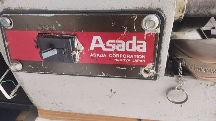 อุปกรณ์เครื่องมือช่าง สภาพยังสวย ASADA BEAVER 80M BSPT เครื่องต๊าปเกลียวท่อประปา 3 นิ้ว มือสอง