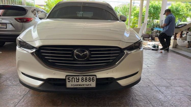 รถ Mazda CX-8 2.2 XDL Exclusive 4WD สี ขาว