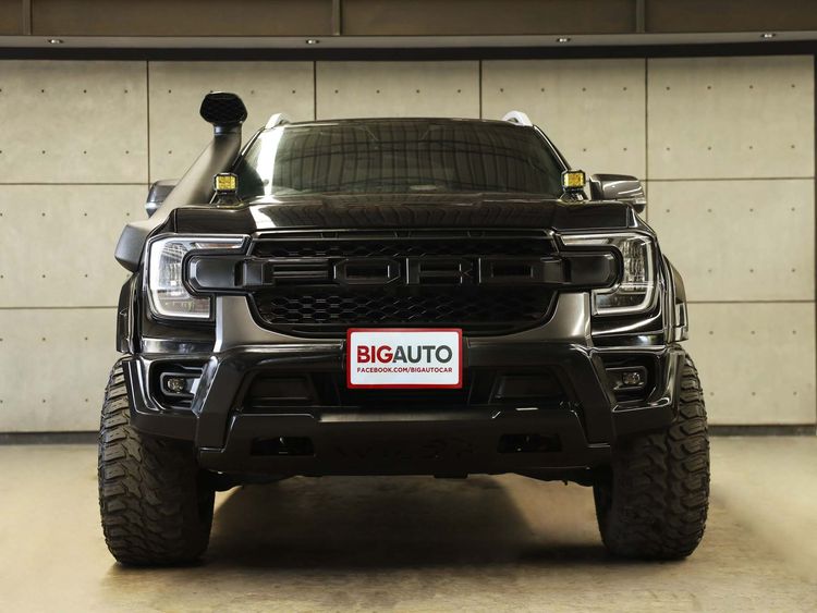 Ford Ranger 2023 2.0 Hi-Rider Wildtrak Pickup ดีเซล ไม่ติดแก๊ส เกียร์อัตโนมัติ ดำ รูปที่ 4