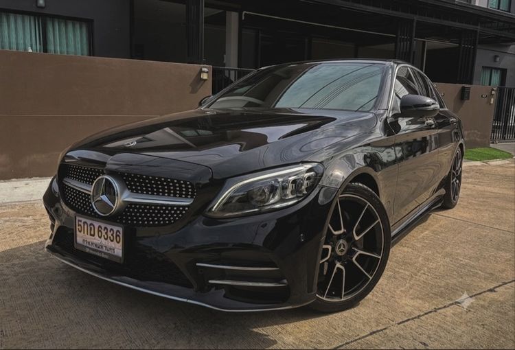 Mercedes-Benz C-Class 2019 C220 Sedan ดีเซล ไม่ติดแก๊ส เกียร์อัตโนมัติ ดำ