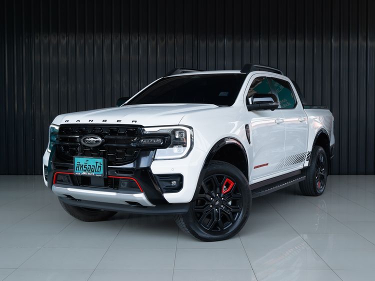 รถ Ford Ranger 2.0 Bi-Turbo Hi-Rider Storntrak สี ขาว
