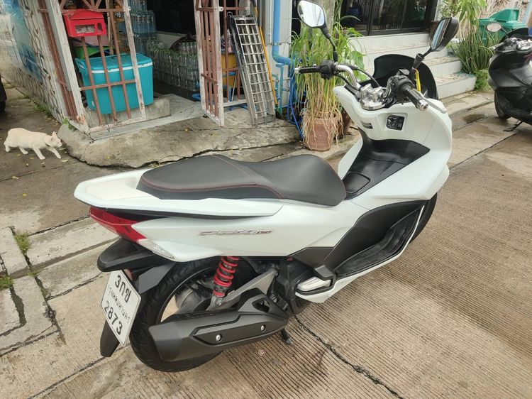 🛵ยังไงก็ขาย PCX 150 ปี 57 เครื่องดี สีสวย สตาร์ทมือ กุญแจรีโมท เล่มชุดโอนครบ+เปลี่ยนถ่ายน้ำมันเครื่องฟรี ส่งฟรี30 ก.ม รูปที่ 8