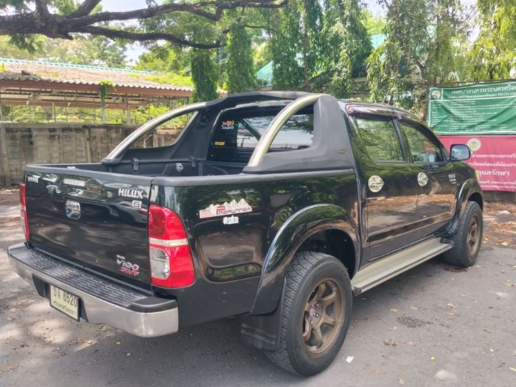 Toyota 2012 Pickup ดีเซล ไม่ติดแก๊ส เกียร์ธรรมดา ดำ รูปที่ 4