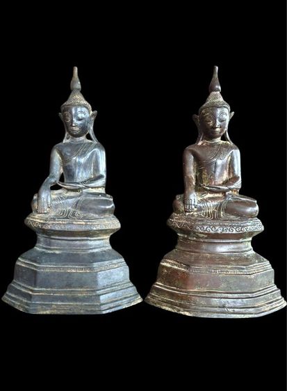 พระบูชาเก่าเดิมพระบ้าน 2 องค์