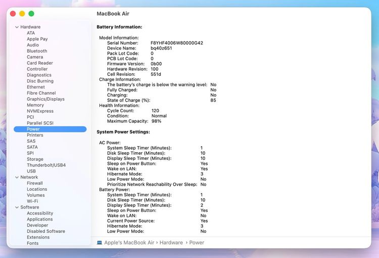 MacBook Air 13.6-inch M4 2025 Ram16GB SSD256GB Starligh รูปที่ 13