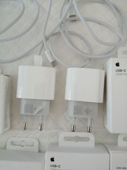 ปล่อยต่อ สายชาร์จไอโฟน 60W USB-C ของแท้ มือสอง และ อะแดปเตอร์แปลงไฟ Apple USB-C  20 วัตต์ มือสองของแท้ พร้อมส่ง รูปที่ 2