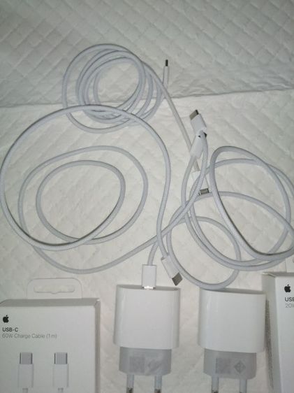 ปล่อยต่อ สายชาร์จไอโฟน 60W USB-C ของแท้ มือสอง และ อะแดปเตอร์แปลงไฟ Apple USB-C  20 วัตต์ มือสองของแท้ พร้อมส่ง รูปที่ 6