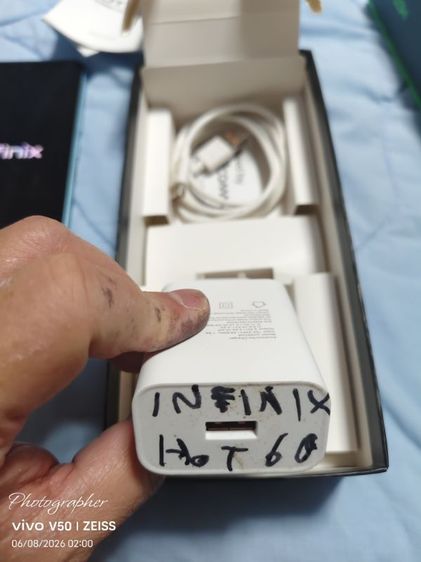 Infinix hot 60 pro 4g rom 128 gb ram 8+8 gb สภาพเหมือนใหม่ พร้อมกล่อง สายชาร์จ หัวปลั๊ก ไม่มีเข็มจิ้มซิมไม่มี  ขาย 3800 บาท นัดรับ ราชปรารภ รูปที่ 9