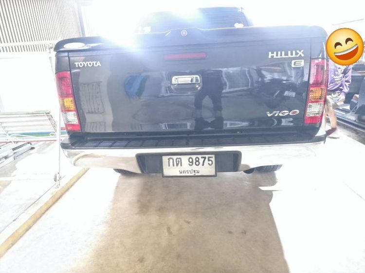 Toyota Hilux Vigo 2010 2.5 E Prerunner VN Turbo Pickup ดีเซล ไม่ติดแก๊ส เกียร์ธรรมดา ดำ รูปที่ 4