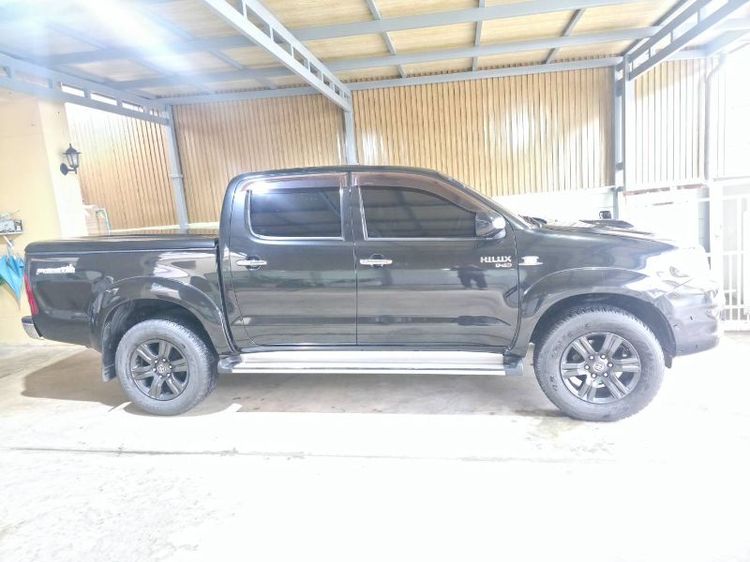 Toyota Hilux Vigo 2010 2.5 E Prerunner VN Turbo Pickup ดีเซล ไม่ติดแก๊ส เกียร์ธรรมดา ดำ รูปที่ 3