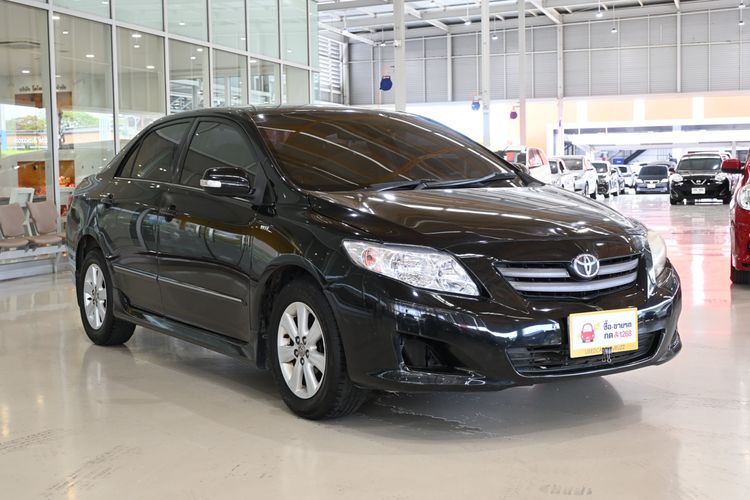 Toyota Altis 2009 1.6 E Sedan เบนซิน ไม่ติดแก๊ส เกียร์อัตโนมัติ ดำ