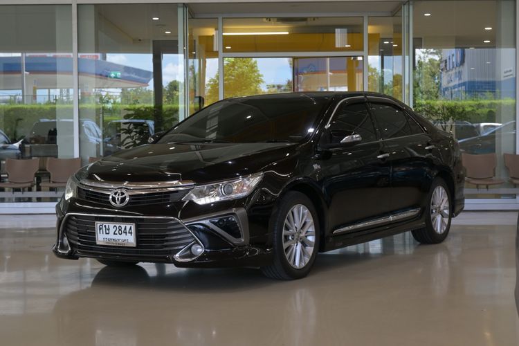 Toyota Camry 2015 2.5 G Sedan เบนซิน ไม่ติดแก๊ส เกียร์อัตโนมัติ ดำ รูปที่ 3