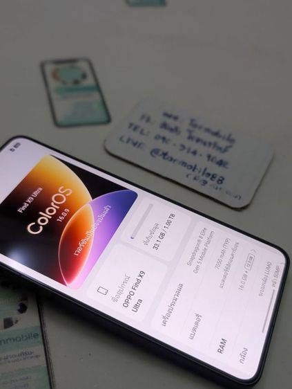 ขาย เทิร์น Oppo Find X9 Ultra Ram 16 Rom 1TB ศูนย์ไทย สภาพใหม่เอี่ยม อุปกรณ์ครบยกกล่อง พร้อมชุดกล้อง เพียง 45,990 บาท เท่านั้น ครับ  รูปที่ 5