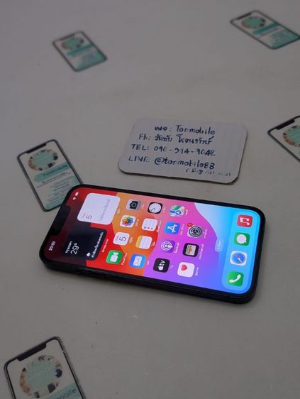 128 GB ขาย  เทิร์น iPhone 13 128 Midnight ศูนย์ไทย มีตัวเครื่องอย่างเดียว ไม่มีอุปกรณ์อื่น สุขภาพแบต 81 ขายตามสภาพ เพียง 8,990 บาท ครับ 