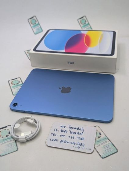 Apple iPad Gen 11 128 Gb Wifi Blue ศูนย์ไทย สภาพใหม่เอี่ยม อุปกรณ์ครบยกกล่อง ขาด Adapter ประกันเหลือ 5 เดือน สุขภาพแบต 99 เพียง 11,990 บาท