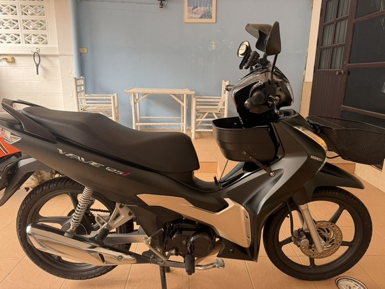2025 Honda wave 125 ดำด้าน