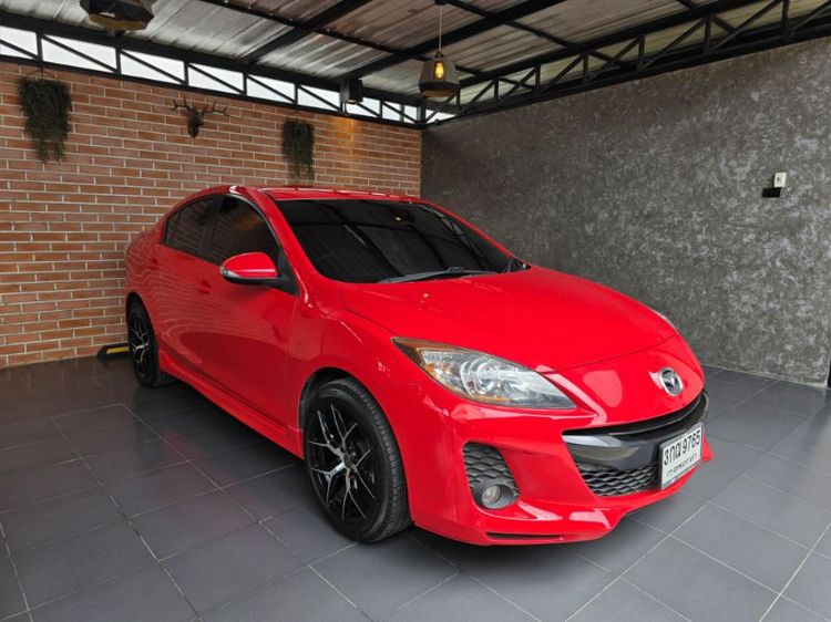 Mazda Mazda3 2014 2.0 Maxx Sedan เบนซิน ไม่ติดแก๊ส เกียร์อัตโนมัติ แดง รูปที่ 3