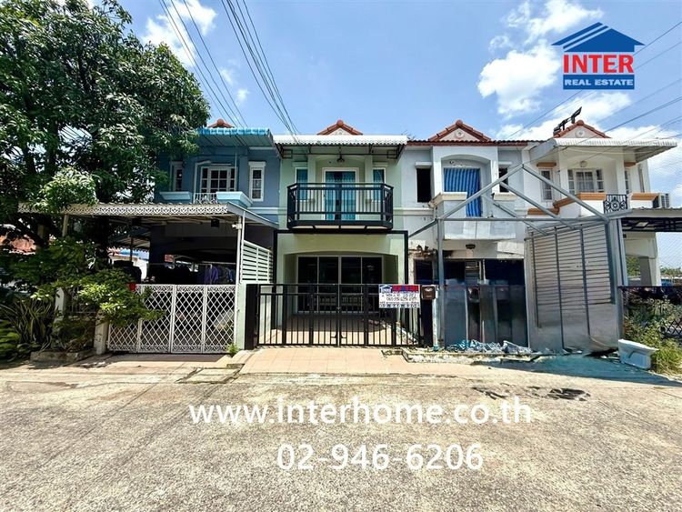 ทาวน์เฮ้าส์ 2 ชั้น 16 ตร.ว. หมู่บ้านเค.ซี รามอินทรา 8 ใกล้โรงเรียนนวมินทราชินูทิศ เบญจมราชาลัย ถนนไทยรามัญ เขตคลองสามวา 