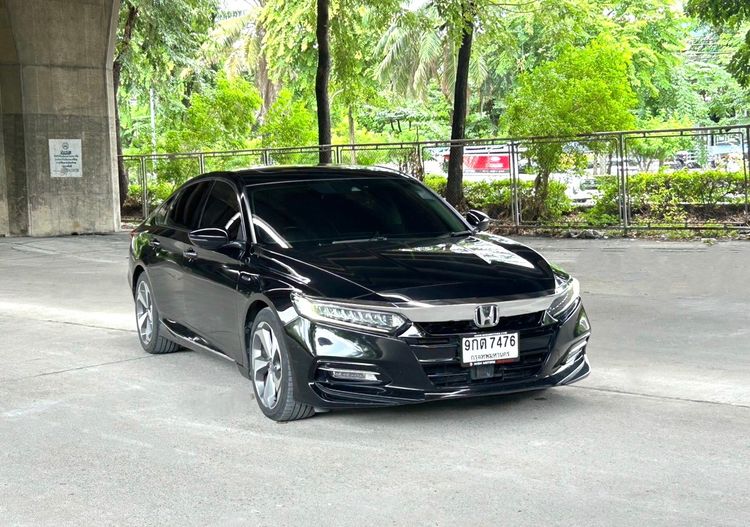 Honda Accord 2019 2.0 Hybrid Tech Sedan ไฮบริด ไม่ติดแก๊ส เกียร์อัตโนมัติ ดำ รูปที่ 3