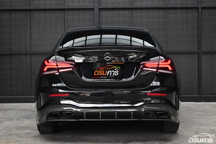 Mercedes-Benz A-Class 2021 A200 Sedan เบนซิน ไม่ติดแก๊ส เกียร์อัตโนมัติ ดำ รูปที่ 4