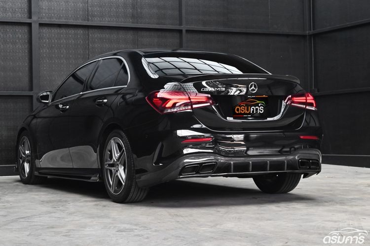Mercedes-Benz A-Class 2021 A200 Sedan เบนซิน ไม่ติดแก๊ส เกียร์อัตโนมัติ ดำ รูปที่ 3