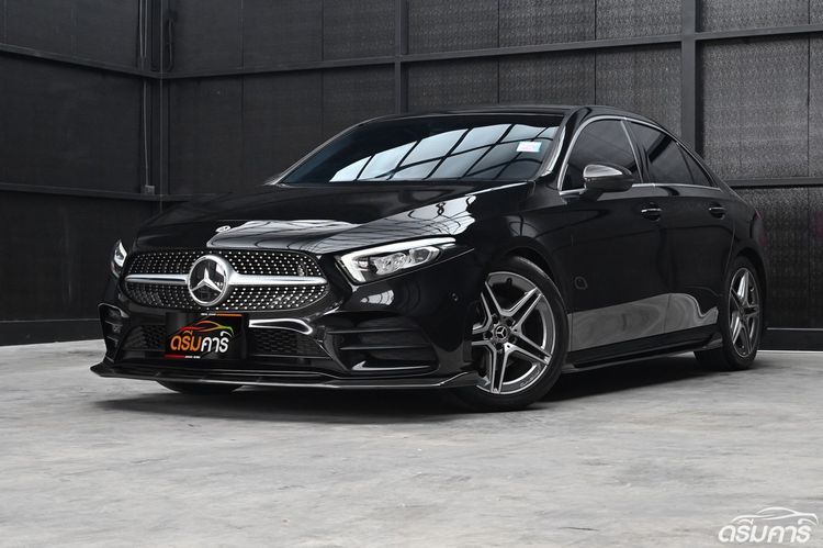 Mercedes-Benz A-Class 2021 A200 Sedan เบนซิน ไม่ติดแก๊ส เกียร์อัตโนมัติ ดำ