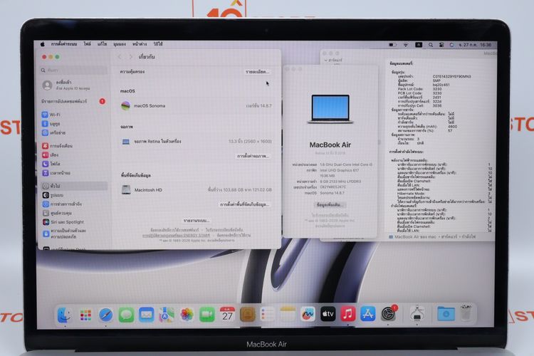 MacBook Air 2018 Core i5 13" 8.128GB  รูปที่ 2