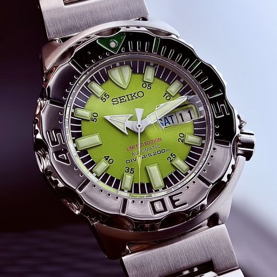SEIKO GREEN MONSTER LIMITED EDITION รูปที่ 3