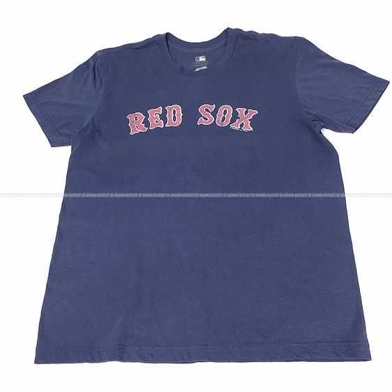 เสื้อยืด Boston Red Sox MLB Genuine Merchandise แท้ สีกรมท่า ลายสกรีนวินเทจ ปั๊มคอ ไซส์ L มือสอง สภาพดี หายาก รูปที่ 2
