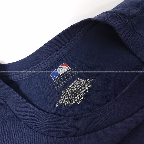 เสื้อยืด Boston Red Sox MLB Genuine Merchandise แท้ สีกรมท่า ลายสกรีนวินเทจ ปั๊มคอ ไซส์ L มือสอง สภาพดี หายาก รูปที่ 4
