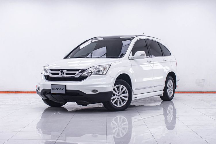 Honda CR-V 2011 2.0 E 4WD Utility-car เบนซิน ไม่ติดแก๊ส เกียร์อัตโนมัติ ขาว