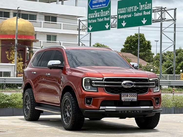 รถ Ford Everest 2.0 Bi-Turbo Titanium+ 4WD สี ส้ม