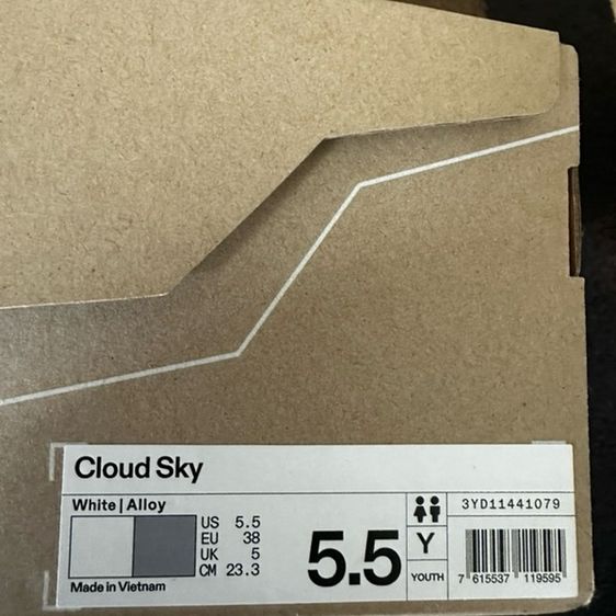 รองเท้า On Cloud Sky ใหม่ จากต่างประเทศ ไม่เคยใส่ กล่อง พร้อม เบอร์ 5.5 มีเชือกรองเท้าสำรองให้ รูปที่ 11