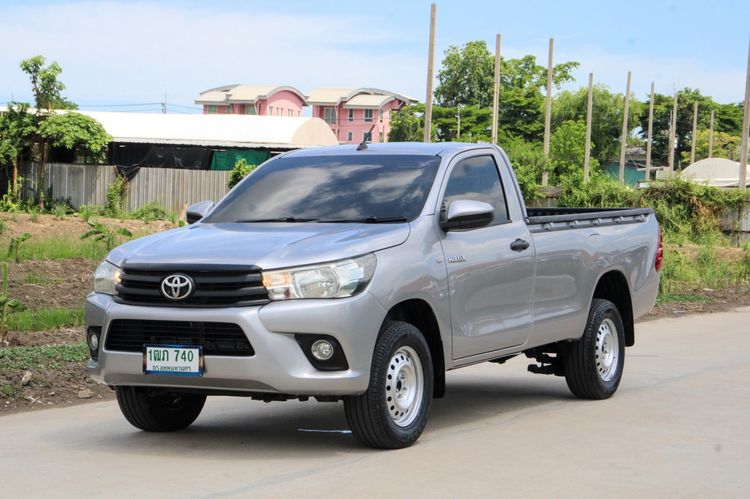 Toyota Hilux Revo 2015 2.4 J Pickup ดีเซล ไม่ติดแก๊ส เกียร์ธรรมดา เทา รูปที่ 2